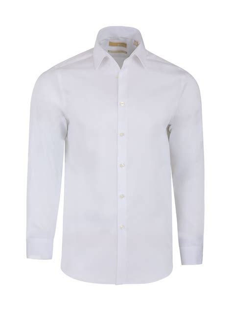 michael kors white shirts|Michael Kors dress shirts clearance.